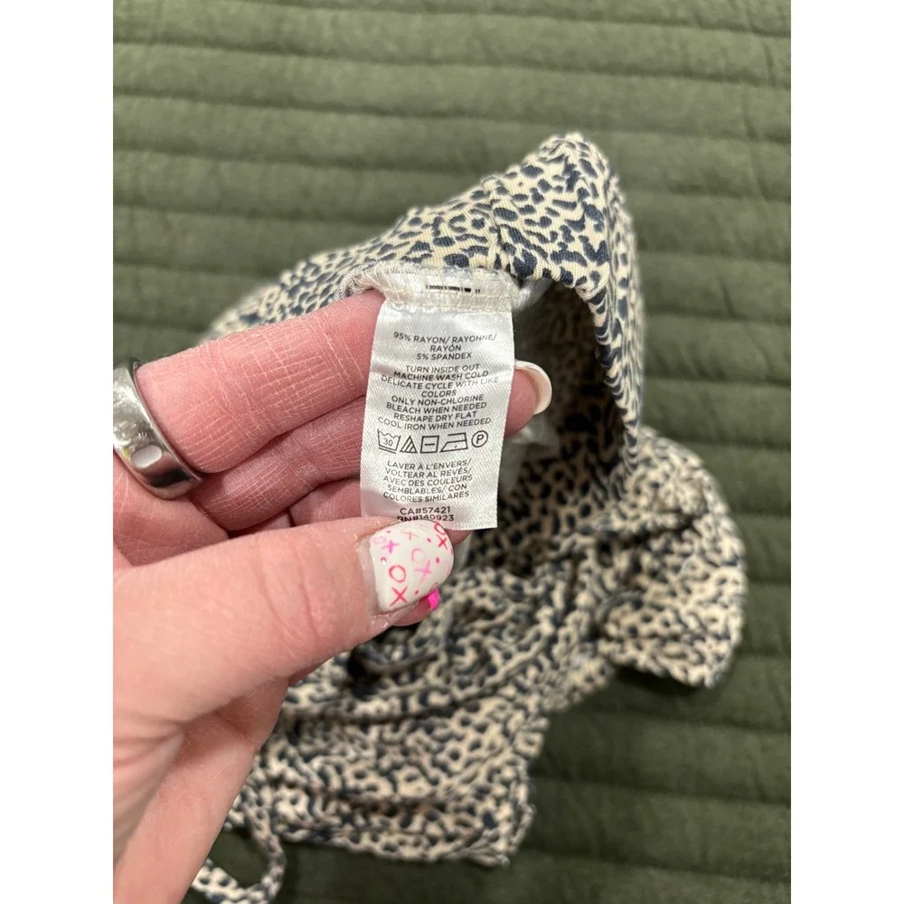 Loft Sleep Cheetah Leopard Animal Print Pajama Short Size Medium